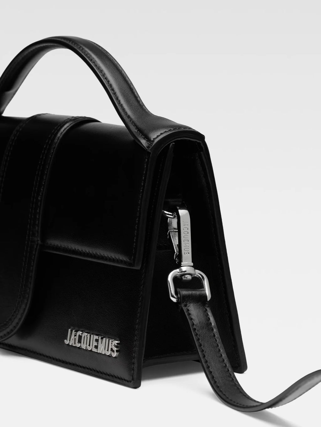 Borsa Jacquemus Grand Bambino Black/Silver