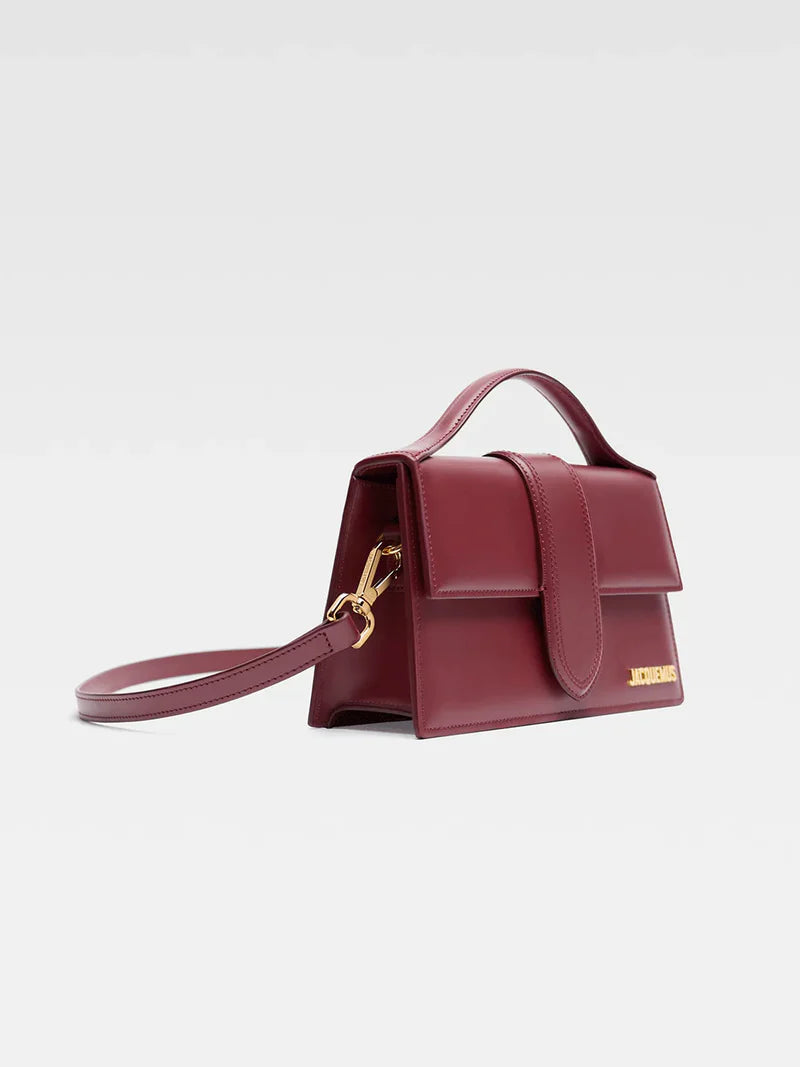 Borsa Jacquemus Grand Bambino Bordeaux