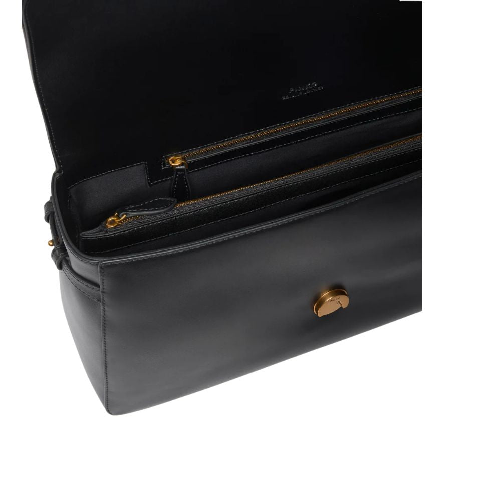 Borsa Pinko Maxi Love Bag Slouchy Nera
