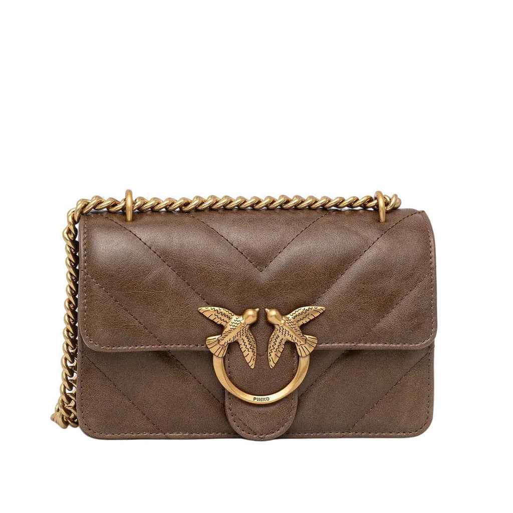 Borsa Pinko Love Bag Marrone