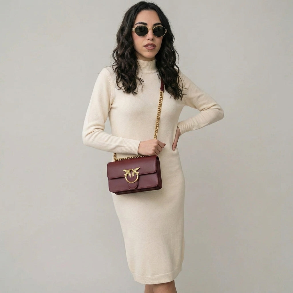 Borsa Pinko Love Bordeaux